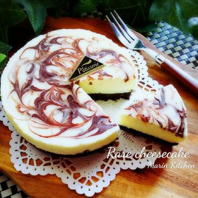 レンチンして混ぜるだけのレアチーズケーキ