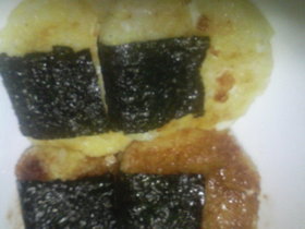 簡単☆マヨたま焼きおにぎり