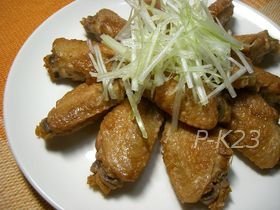 鶏手羽先のジンジャーエール煮