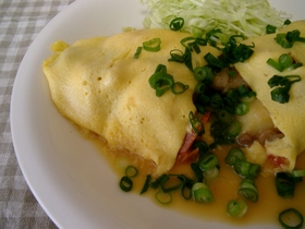肉じゃがdeオムレツ~リメイク料理②~