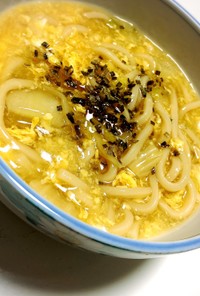 5分で完成！白だしで作る卵あんかけうどん