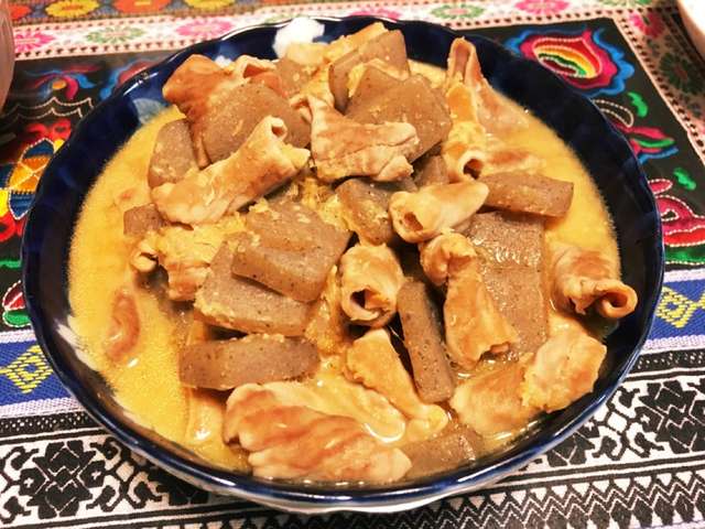 超簡単 母直伝白モツとこんにゃくの味噌煮 By きたきゃな