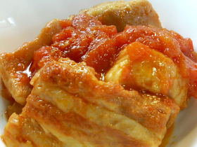 圧力鍋deトマト角煮