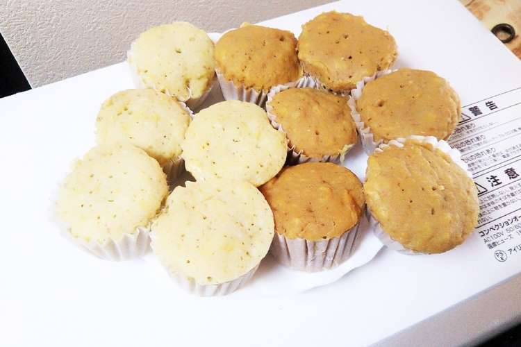 バナナ きなこ のプチケーキ レシピ 作り方 By かごあゆ クックパッド