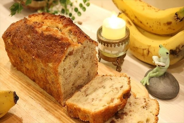【簡単レシピ】バナナのパウンドケーキ