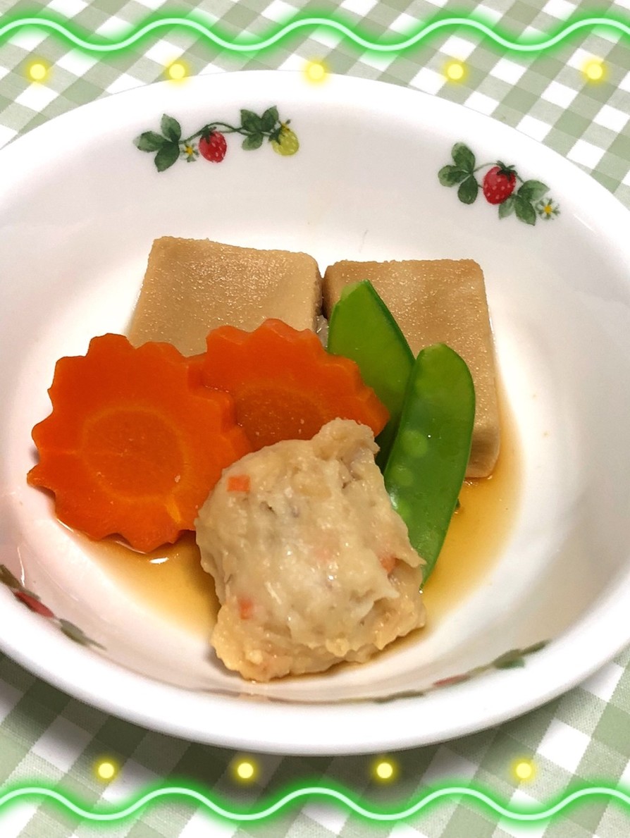 簡単〜高野豆腐の煮物〜(o˘◡˘o)♡の画像