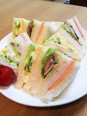 パン屋さんの味☆サンドウィッチ