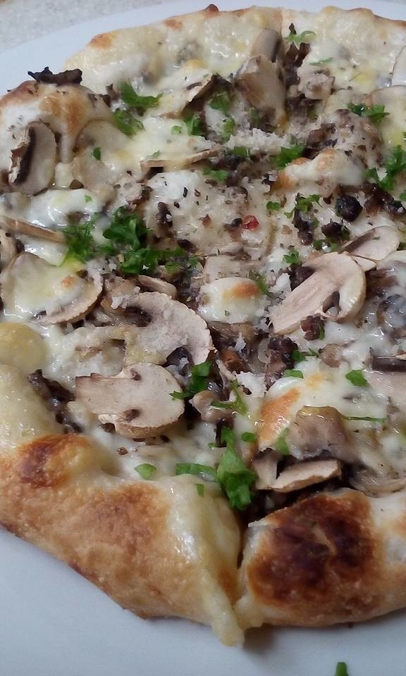 ポートベローマッシュルームピザのレシピ