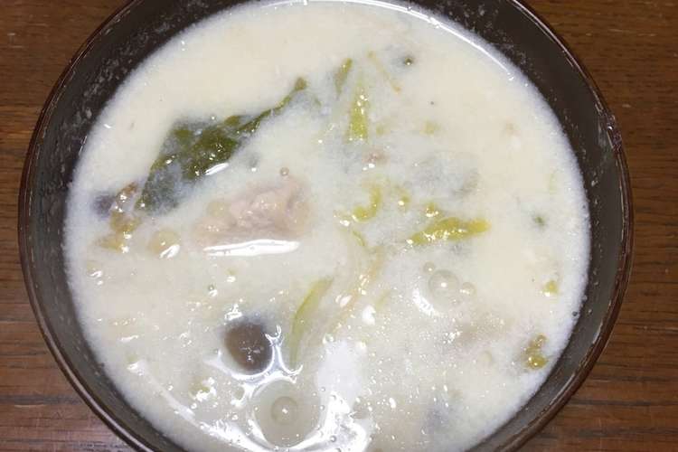 簡単 しめじえのきと鶏肉のクリームスープ レシピ 作り方 By Nayu クックパッド