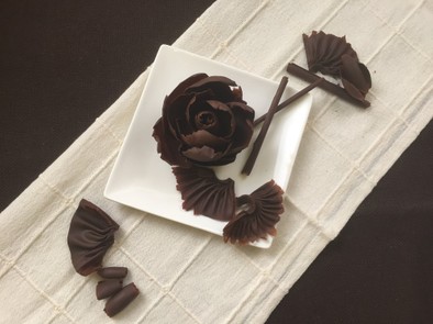 チョコレートの細工の写真