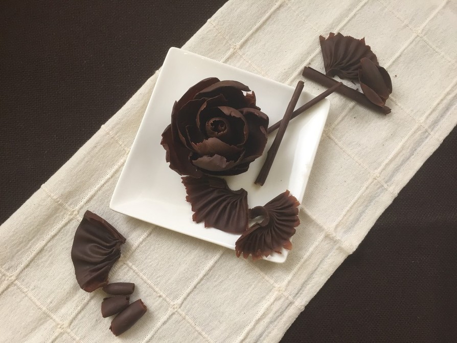 チョコレートの細工の画像