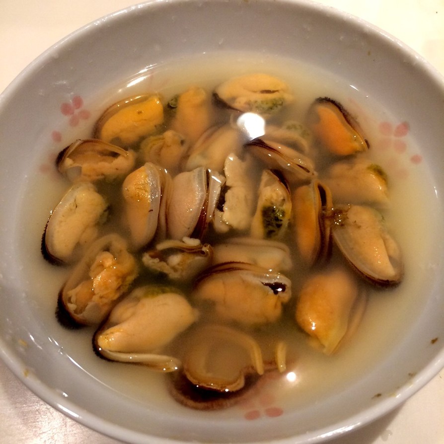 レンジで簡単！冷凍ムール貝のワイン蒸しの画像