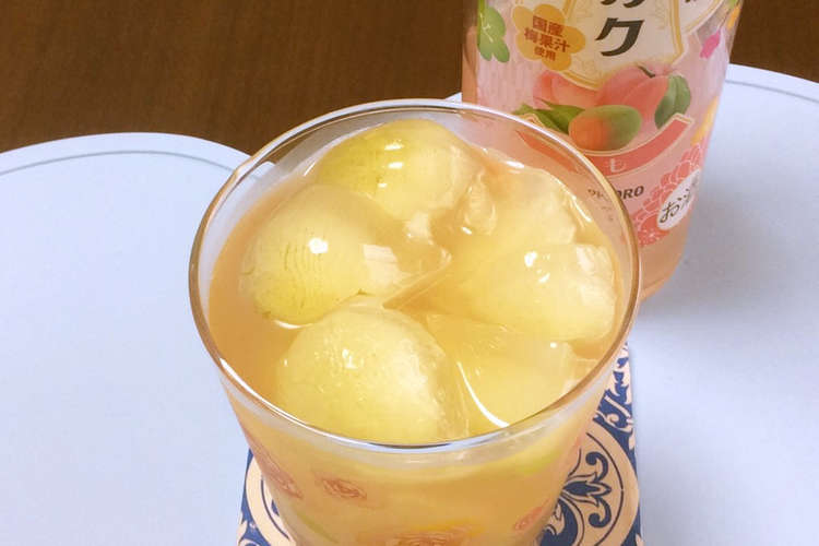 お茶の氷で梅酒ロック٩ ๑ ᴗ ๑ ۶ レシピ 作り方 By なあなクック クックパッド