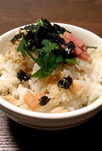 土鍋☆鮭の炊き込みご飯