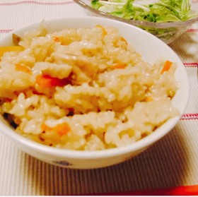 筑前煮風炊き込みご飯!?