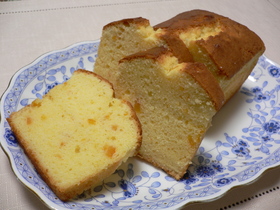 クリームチーズマーマレードパウンドケーキ