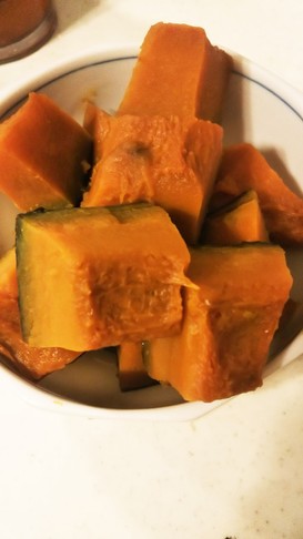 砂糖不使用のカボチャの煮物