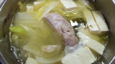 簡単中華・酸菜白肉鍋の写真