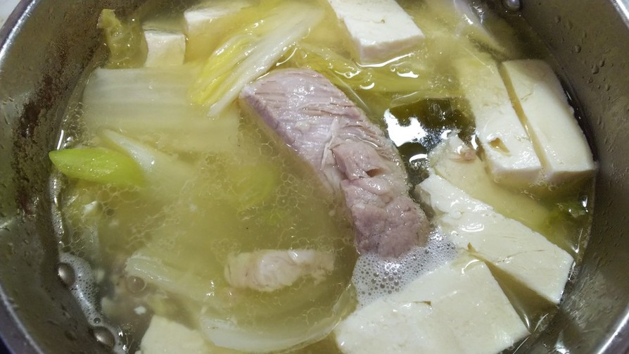 簡単中華・酸菜白肉鍋の画像
