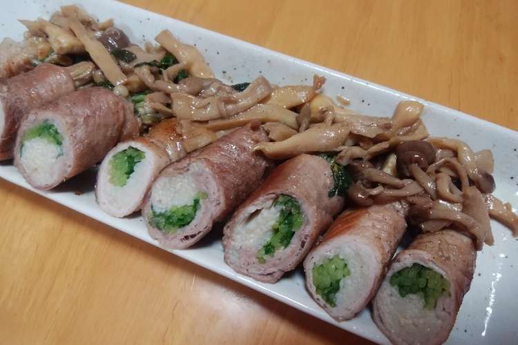 豆苗とえのきたけの豚肉巻き キノコ添え レシピ 作り方 By つきみだんご クックパッド 簡単おいしいみんなのレシピが375万品