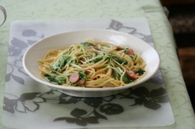 水菜のパスタ