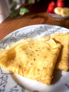 溶かしバターで簡単!パリのクレープ生地