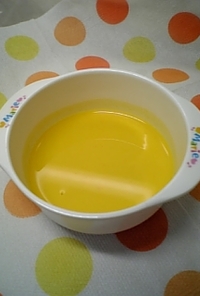風邪ひき赤ちゃんの離乳食♡かぼちゃスープ