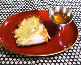 日本酒ケーキ HMと梨で
