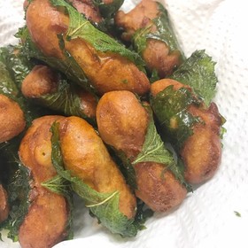 小麦粉砂糖味噌だけ☆おやつにも☆しそ巻き