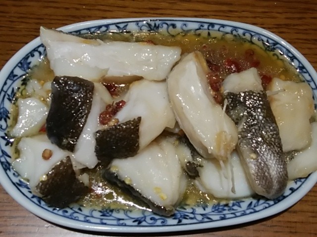 白身魚の花山椒ソース炒めの画像