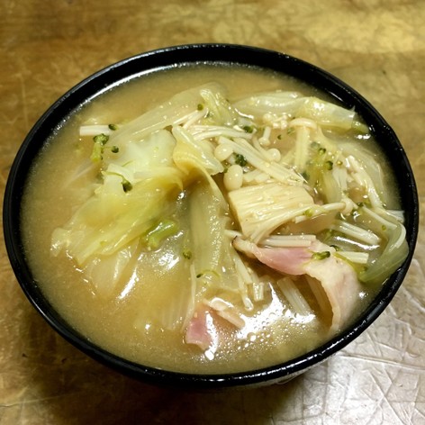 ちょーズボラな味噌スープ 