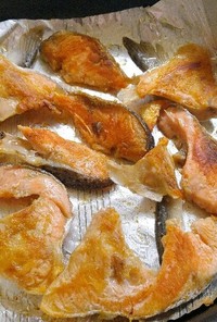 生の鮭カマの塩焼き　保存方法