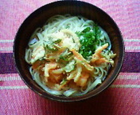 ランチにおうちでかき揚げうどん