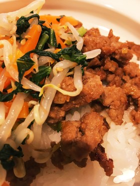 お子様給食★ビビンバ丼★