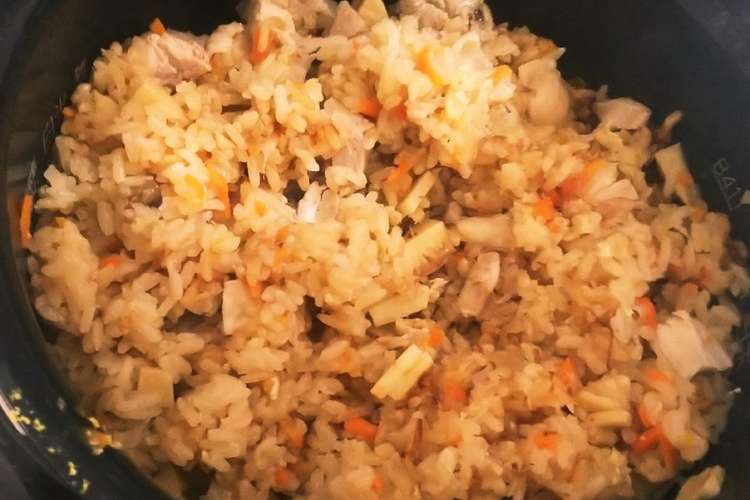 お母ちゃんのしっかり味付き炊き込みご飯 レシピ 作り方 By 小春虎徹 クックパッド