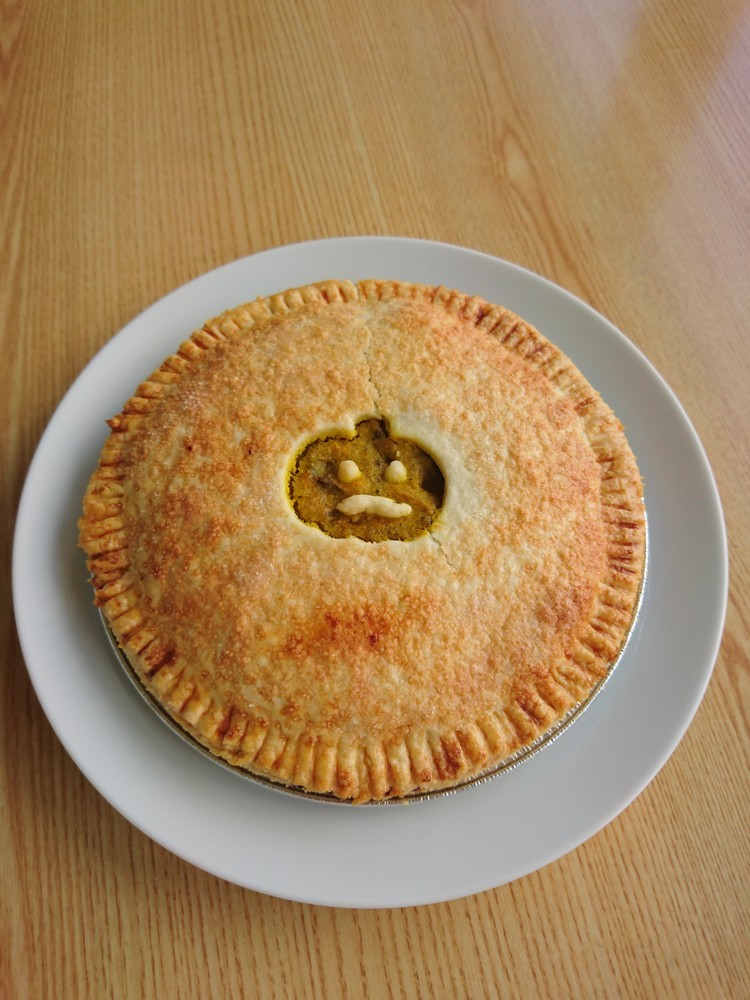 ハロウィンに☆かぼちゃのパイの画像