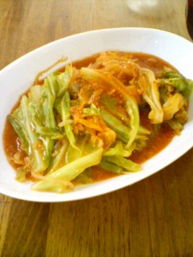 簡単ヘルシー★麻婆キャベツ♪