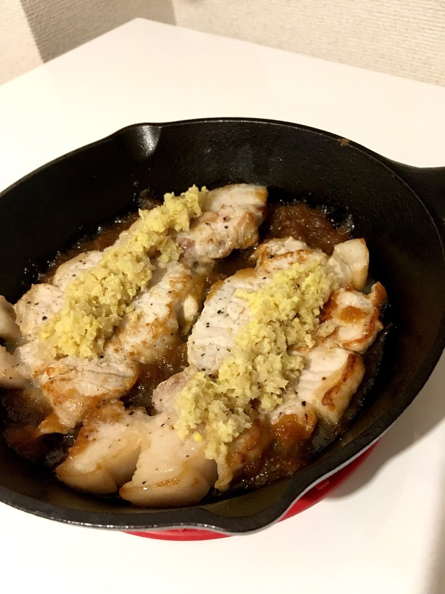 豚ロース生姜焼き♢あとのせ生姜でサッパリの画像