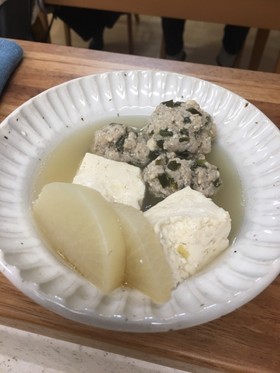 ニラ豚だんごスープ