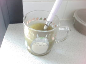 レンジで抹茶かたくり