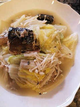 白菜の鯖缶煮