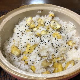 ☆簡単☆土鍋でホクホク栗ごはん☆