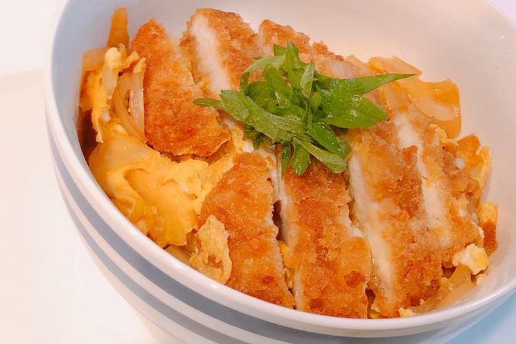 めんつゆ要らず 大葉でさっぱりカツ丼 レシピ 作り方 By ｒａｙ クックパッド 簡単おいしいみんなのレシピが356万品