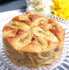 犬用♡簡単!基本のバナナケーキ