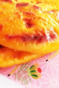 離乳食:やわらか南瓜ヨーグルトパンケーキ