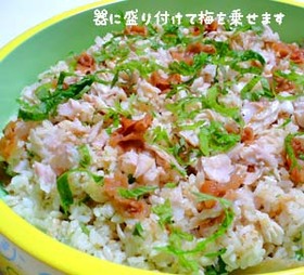 ほっけのしそ風味ごはん