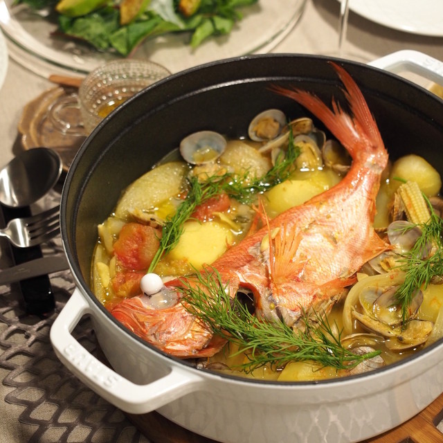 Staubで金目鯛のブイヤベース レシピ 作り方 By Jolijoli クックパッド