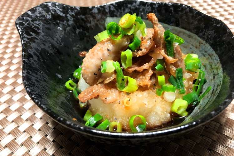 激ウマおつまみ 鶏皮おろしポン酢 レシピ 作り方 By 優佳様 クックパッド 簡単おいしいみんなのレシピが360万品