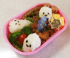 幼稚園 お弁当 ハロウィン(おにぎり)