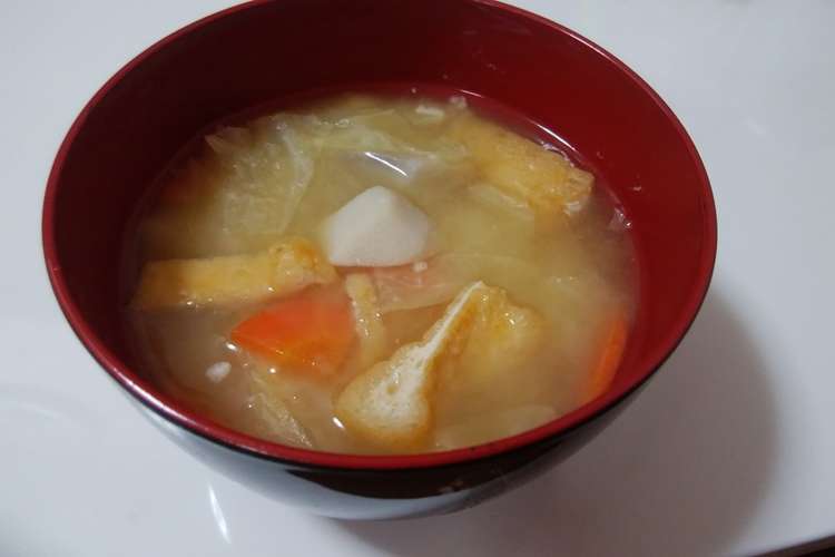 里芋ときゃべつの味噌汁 レシピ 作り方 By つきみだんご クックパッド